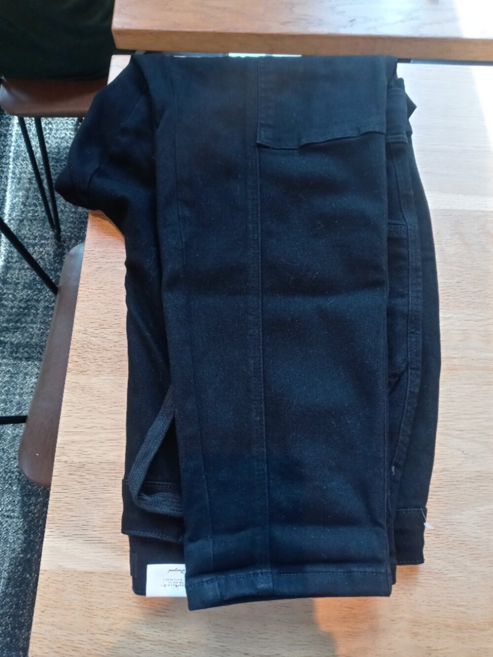 NWT JUDY BLUE plus jogger denim pants in black (18W) - Picture 9 of 15